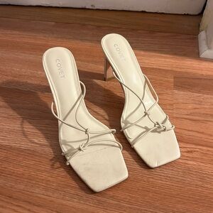 Covet “Harper” Cream Heels